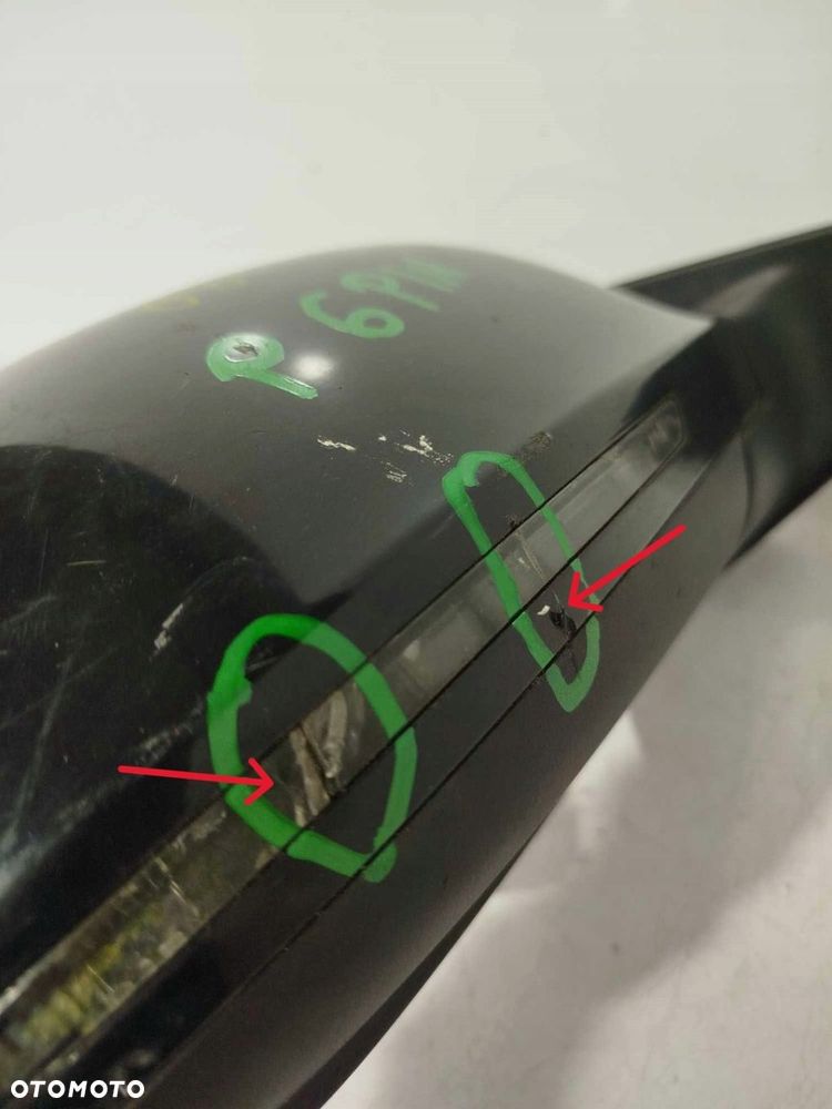 LUSTERKO PRAWE PRZEDNIE AUDI A4 B7 04-08 6 PIN - 4