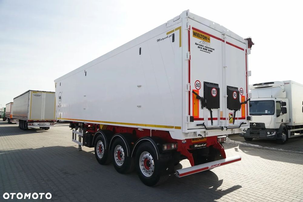 Wielton WYWROTKA 55 M3 / ALUMINIOWA / OŚ PODNOSZONA / OSIE SAF / ALUFELGI - 5