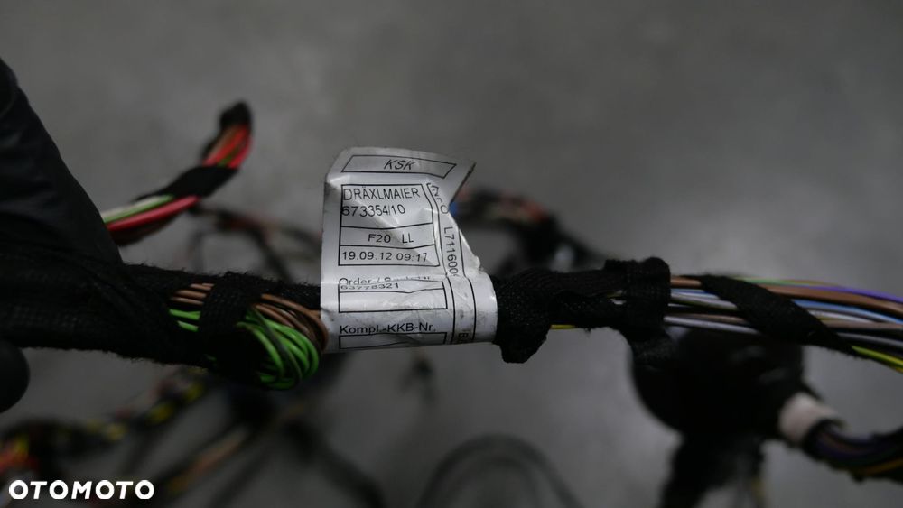 bmw f20 f21 wiązka czujników parkowania pdc lamp tylnych tył - 7