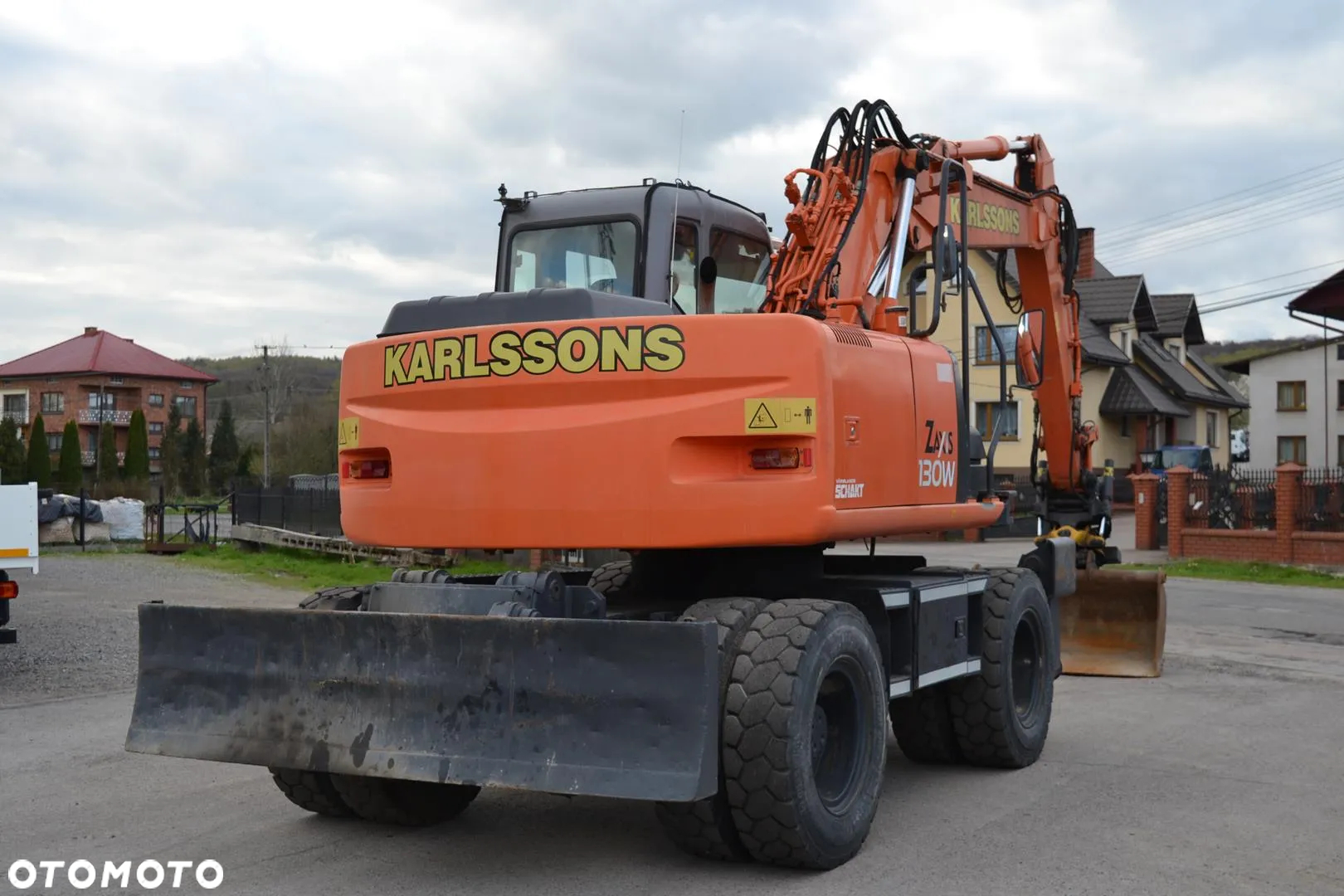 Hitachi Zaxis ZX 130W Rototilt Pług Podpory CAT VOLVO Takeuchi - 4