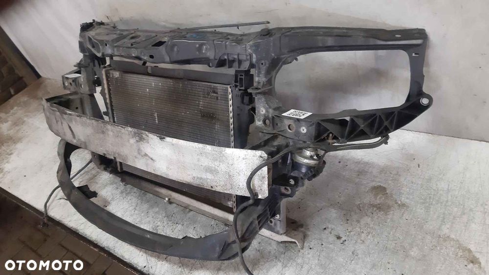 ^ PAS PRZEDNI OPEL CORSA D 1.0 1.2 1.4 BELKA WZMOCNIENIE CZOŁOWE CHŁODNICA WODY WENTYLATOR BEZ KLIMY - 3