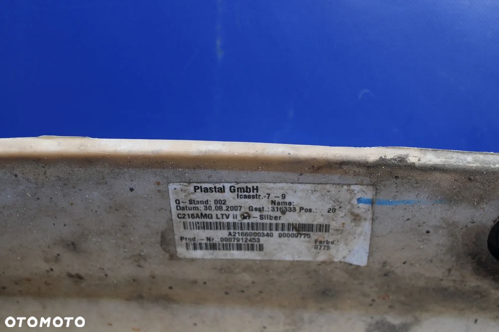Listwa AMG nakładka progowa lewa prawa próg lewy prawy OE Mercedes CL W216 C216 A2166900340 A2166900440 - 23