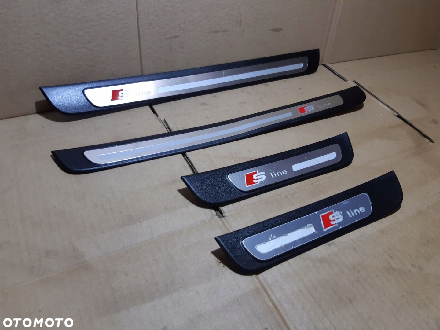 AUDI A4 B8 S-LINE LISTWY PROGOWE KOMPLET 8K0853373B 8K0853374B - 3