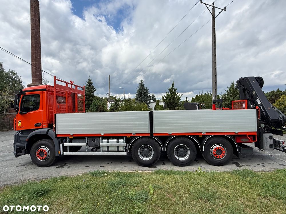 Mercedes-Benz AROCS 3240 *TRIDEM *HIAB X-HIPRO 192 E-5+RADIO* 7.5m PAKA Z BURTAMI* 8x4* KOŁA 90%* KAMERA* ROTATOR+WIDŁY* Z FRANCJI* - 6