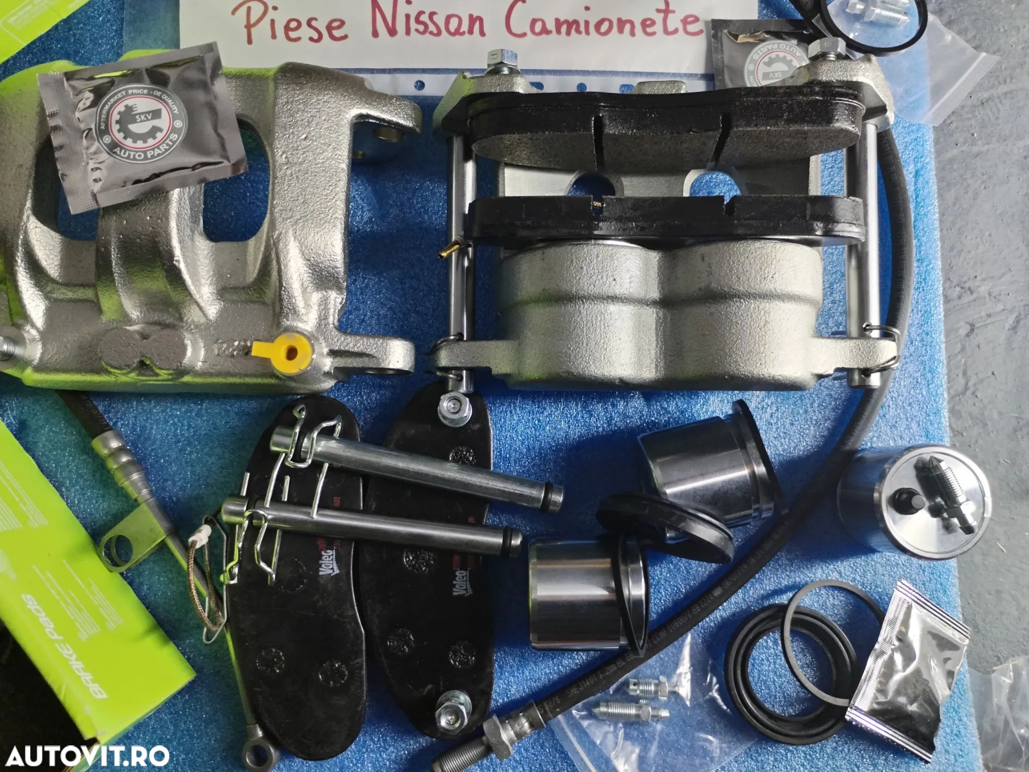 NISSAN ATLEON ECO-T L35 SISTEM FRANARE ETRIER NOU CULISANTE PLACUTE FURTUNE KIT REPARATIE ETRIERI PIESE ECO-L 35-08 35-09 EBRO - 1