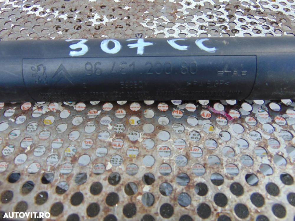 Amortizoare Haion Peugeot 307cc cabrio telescoape decapotare haion cod 9646120080 - 3