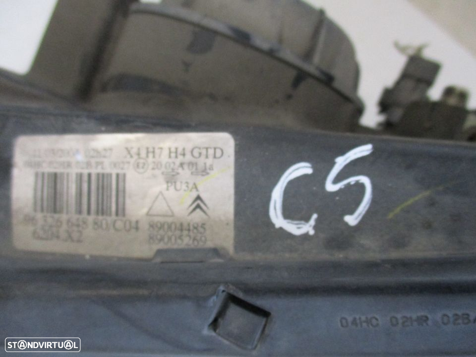 Farol Optica Citroen C5 Esquerdo - 4