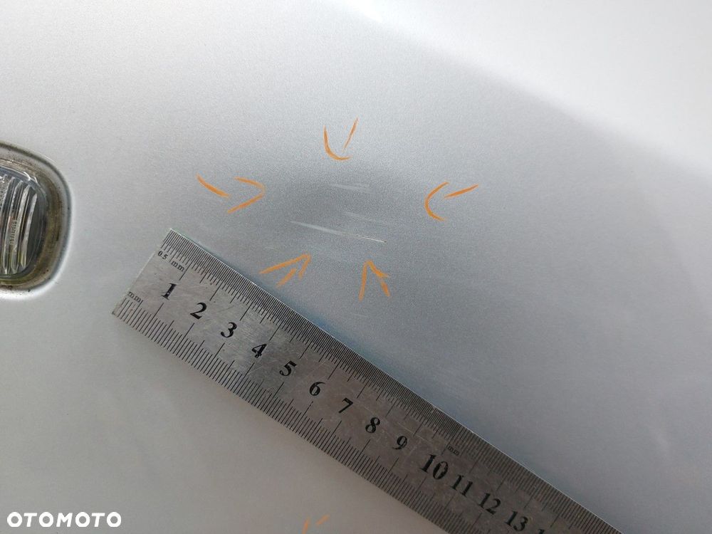 Błotnik przedni prawy SKODA FABIA II 2007–2014 LA7W SREBRNY 5J0821162 - 5