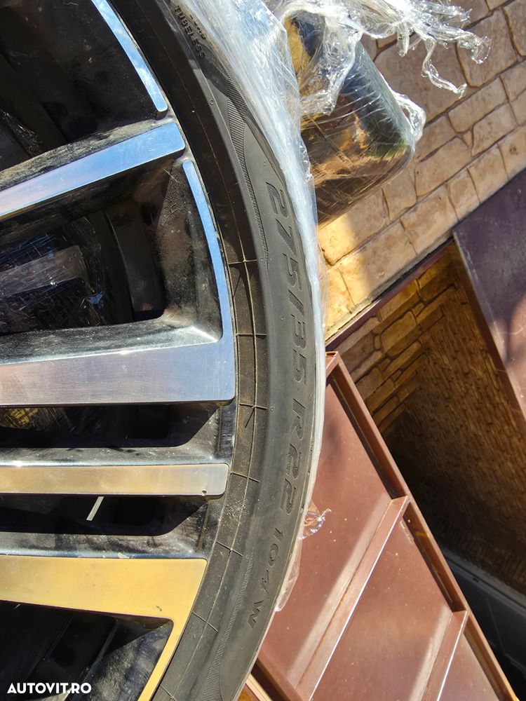 Jante 22 originale Volvo XC90 si cauciucuri vara Pirelli 275/35/R22 - 4