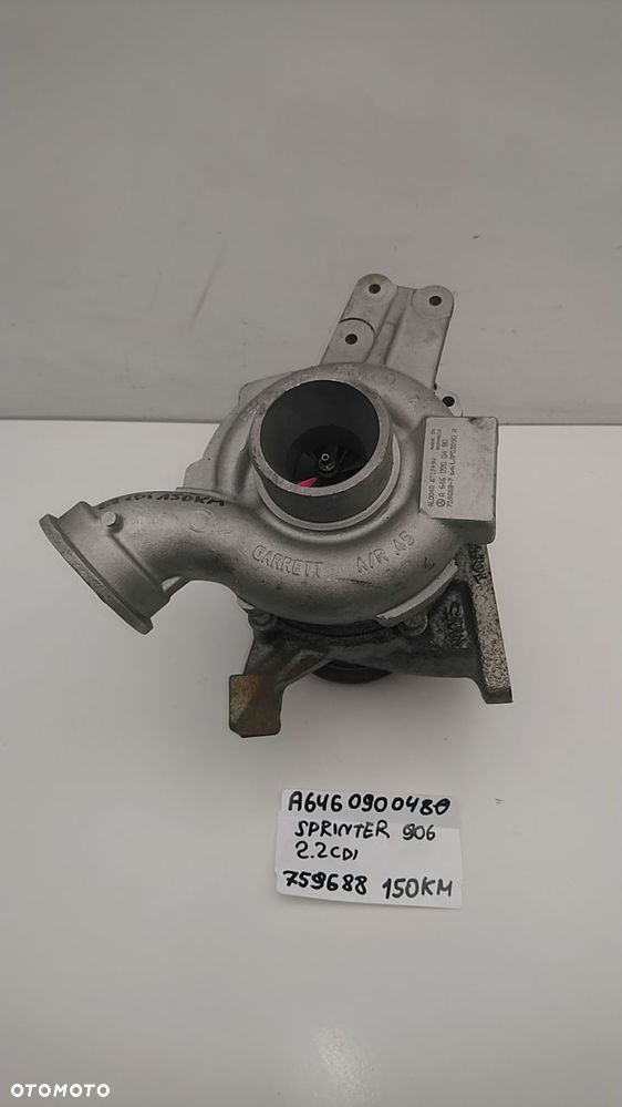 TURBINA 2.1 CDI 2.2 CDI 109KM 150KM SPRINTER W906 A6460900480 759688
