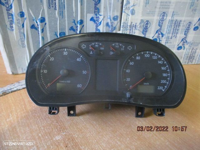 Quadrante 6Q0920825F VW POLO 4 2009 1.4TDI KM/H Digital VW POLO 4 9N FASE 2 2009 1.4TDI 70CV 5P CINZENTO VW POLO 2007 1.4 TDI 75CV 3P CINZA - 1