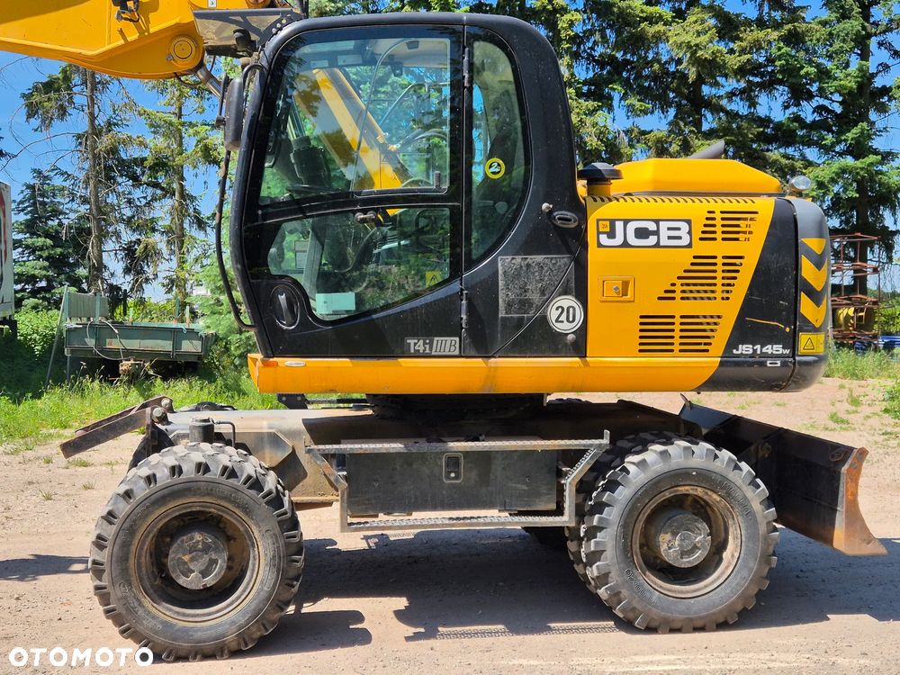 JCB JS145 W 2014 ROK, SUPER STAN, TYLKO 6248 MTH, Z NIEMIEC,160, 175 - 7