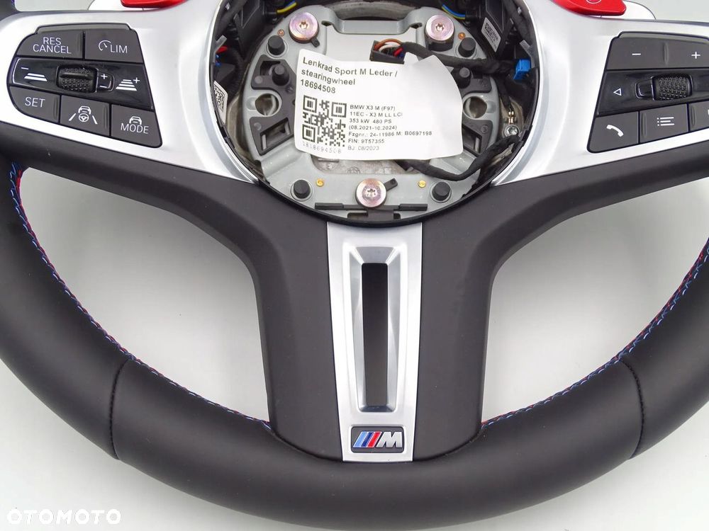 BMW X3 G01 X4 G02 LCI X3M X4M KIEROWNICA M-POWER ŁOPATKI WIBRACJA - 5