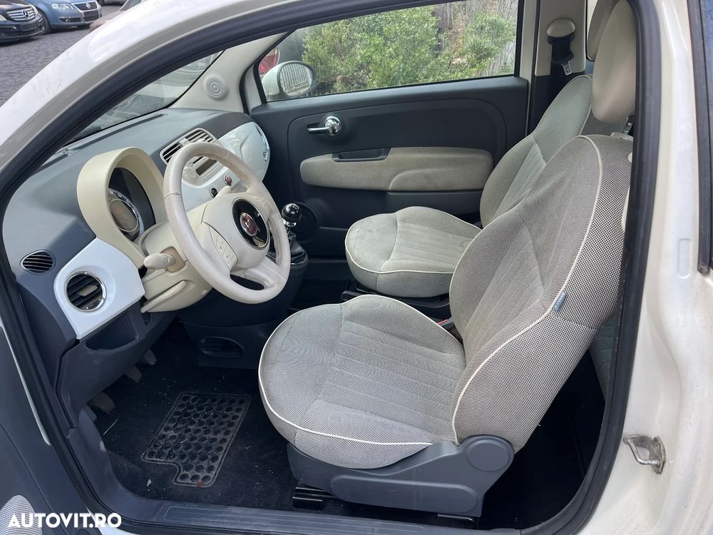 Dezmembrez Fiat 500 alb 2007 1,4 benzina 73KW - 8