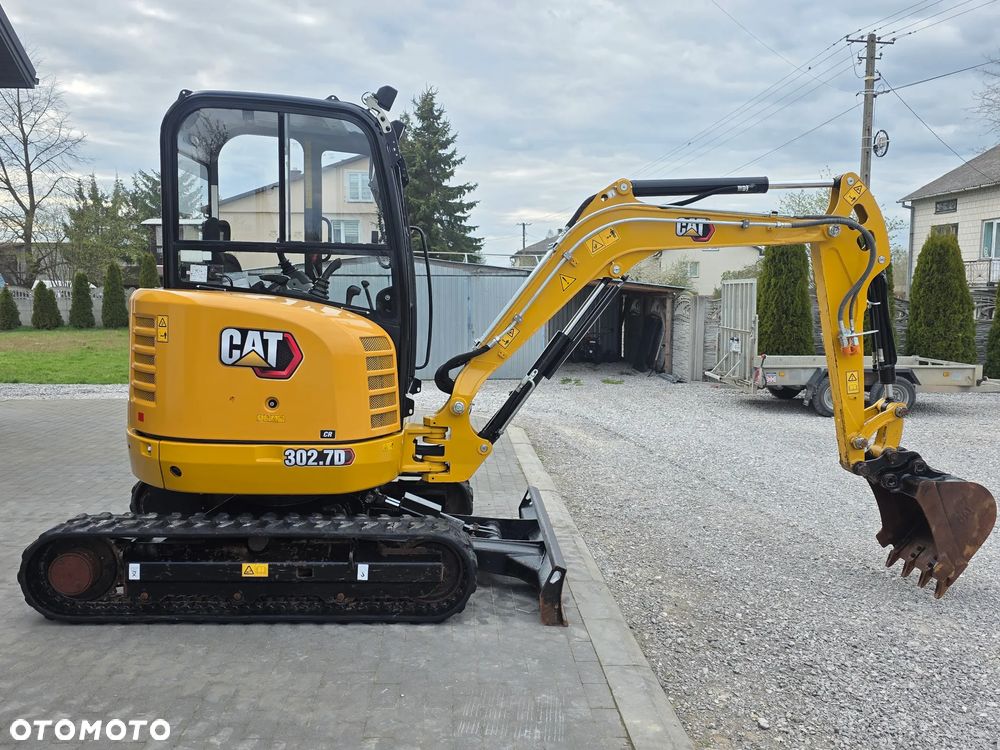 Caterpillar CAT 302.7 D CR mini koparka szybkozłącze 3 łyżki piękna serwisowana 1 wł JCB sprowadzona - 40