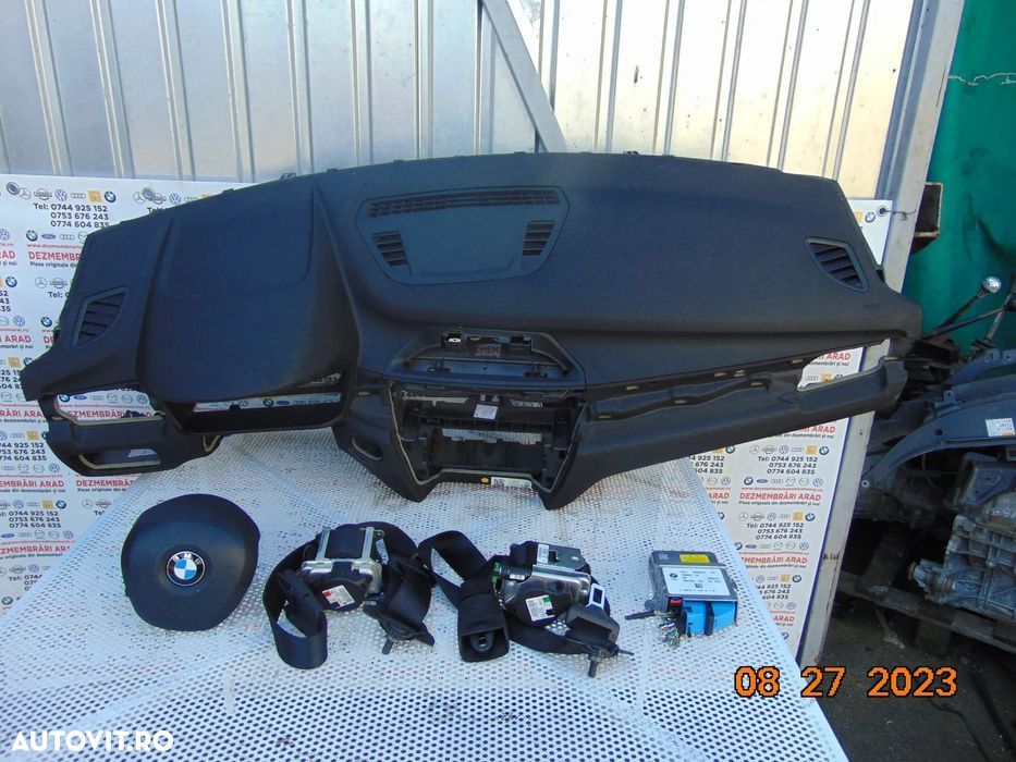 Plansa bord BMW x1 f48 f49 airbag sofer pasager centuri fata stanga dr - 1