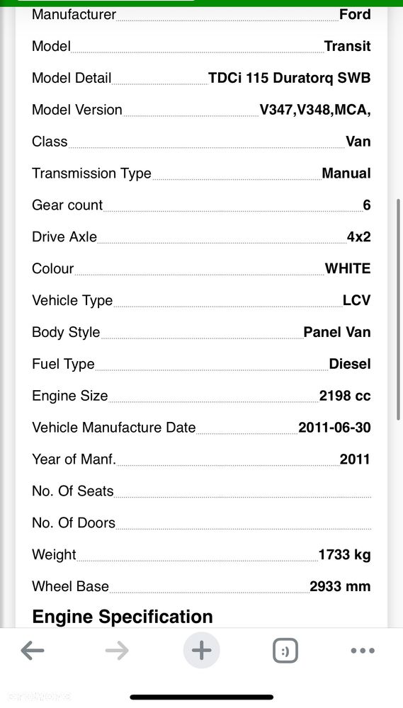 FORD TRANSIT MK7 2.2 TDCI SKRZYNIA BIEGÓW 6C1R7002AB - 4