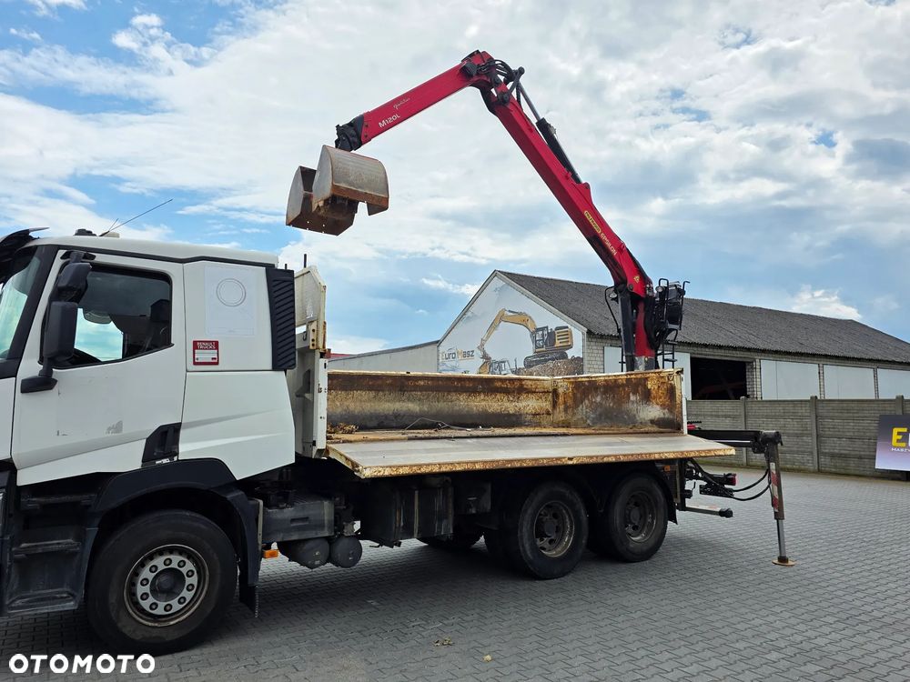 Renault C430, HDS PALFINGER M120L97, MEILLER Kipper, 6X4, EURO 6 - 5