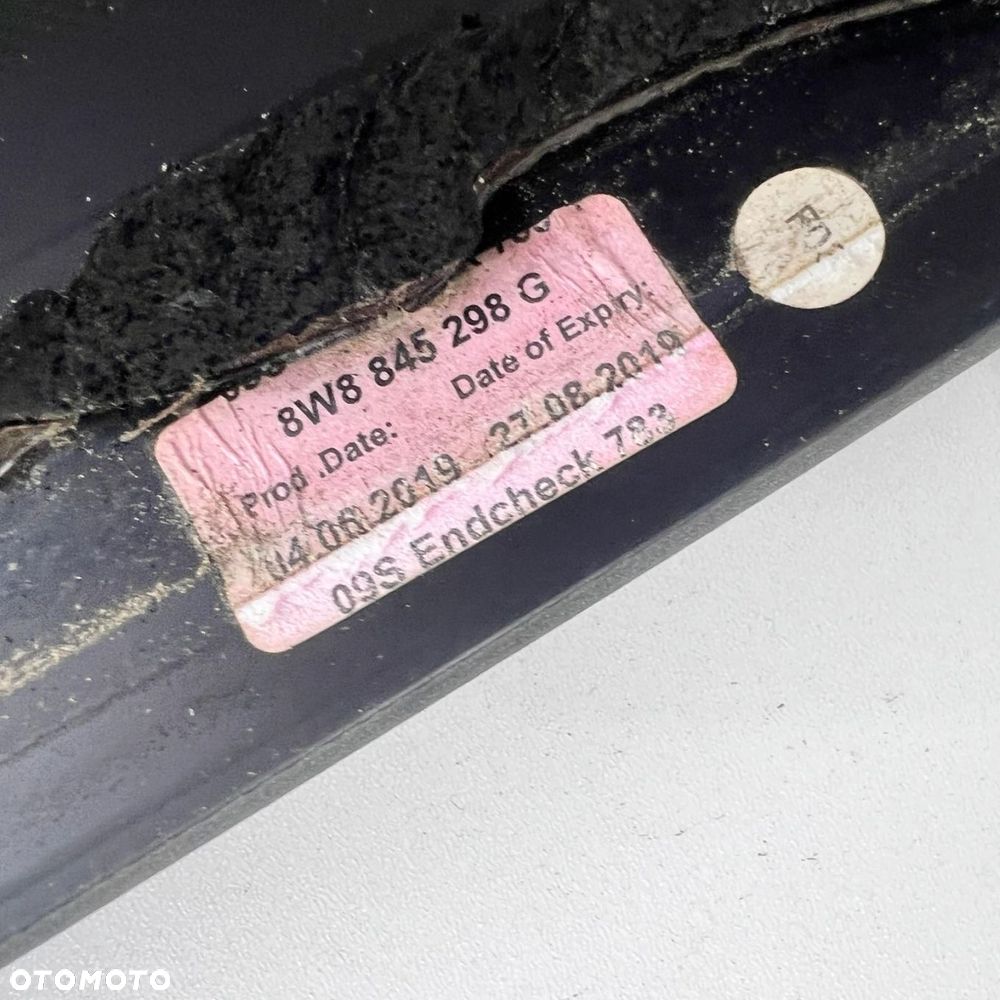 SZYBA KAROSERYJNA LISTWA CHROM PRAWY TYŁ AUDI A5 8W 2019R 8W8845298G - 9