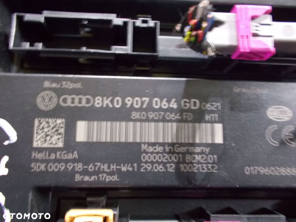 audi a4 b8 moduł sterownik komfortu 8k0907064gd - 3