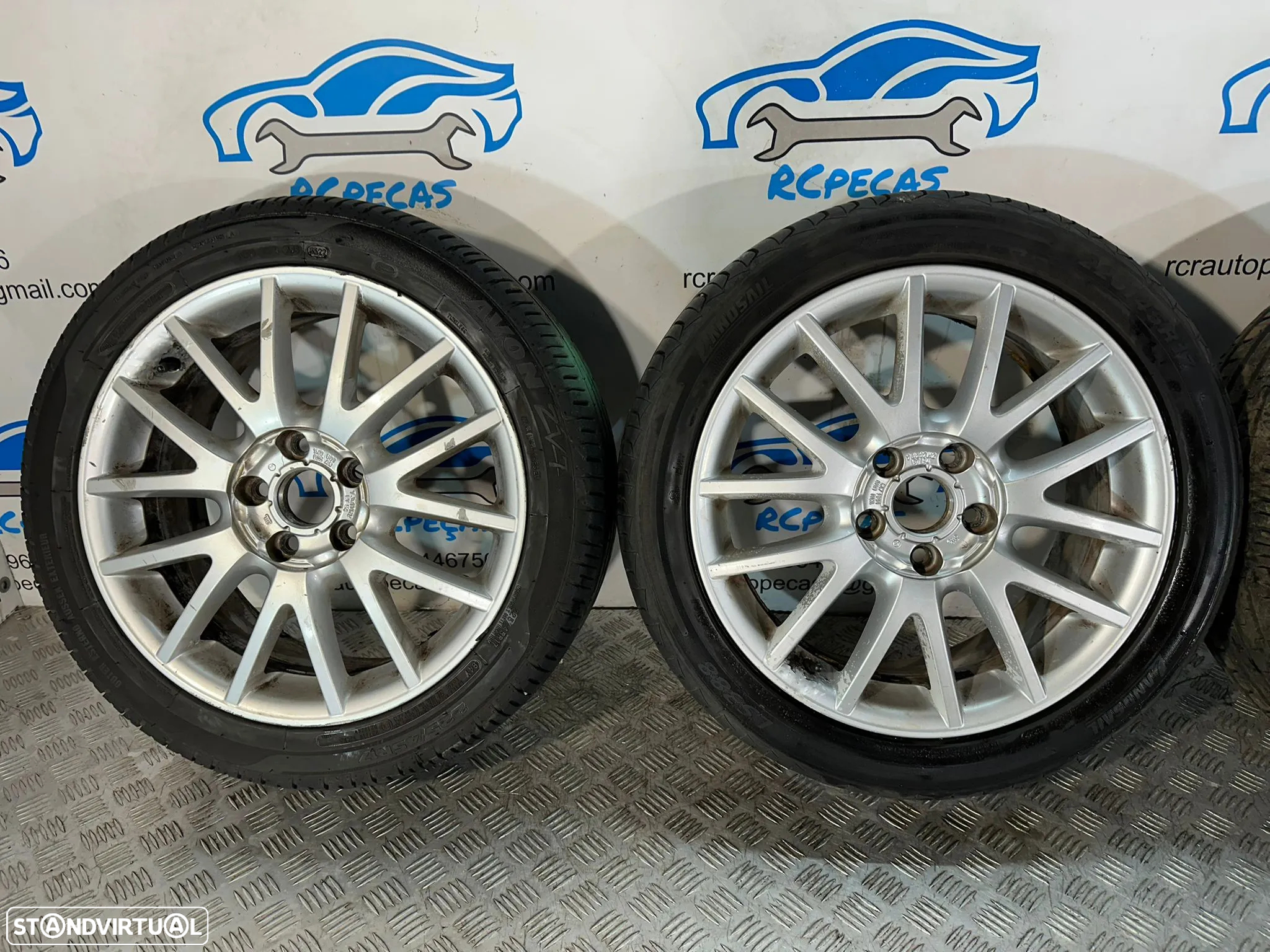 Conjunto Jantes 17 Originais VW Volkswagen Golf Jetta GT 7J ET54 5x112 1K0601025AN - 6