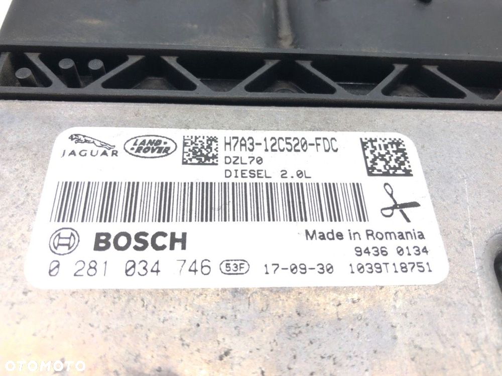 KOMPUTER SILNIKA  JAGUAR XF II (X260) 2015 - 2022 2.0 D 132 kW [180 KM] olej napędowy 2015 - 2022 - 4