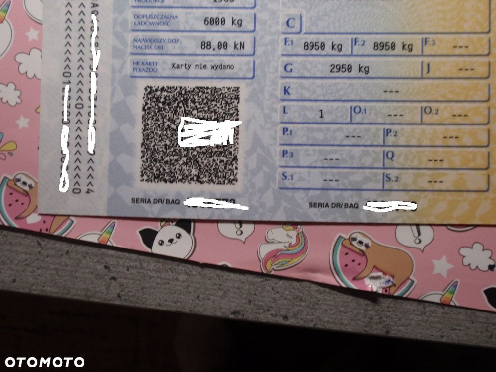 Inny PRZYCZEPA JEDNOOSIOWA, zarejestrowana uszkodzona, pozostałości DMC 1.5-10 ton, F-VAT-23% - 9