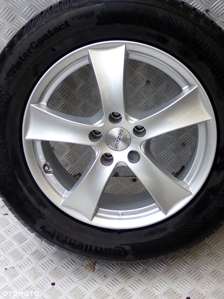 KOŁA FELGI ALUMINIOWE DEZENT  6,5JX17  ET 33  5X112  KBA 50843 Z OPONAMI ZIMA 215/65/17 - 4