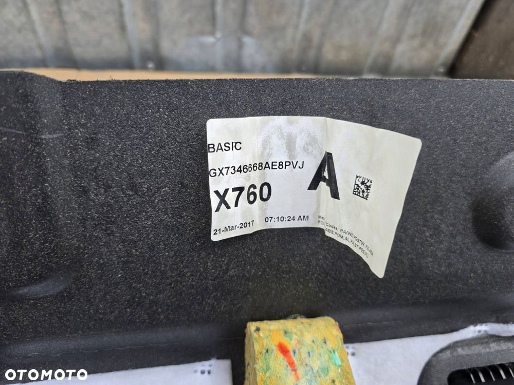 półka bagażnika gx7346668ae8pvj jaguar xe 2017- - 3