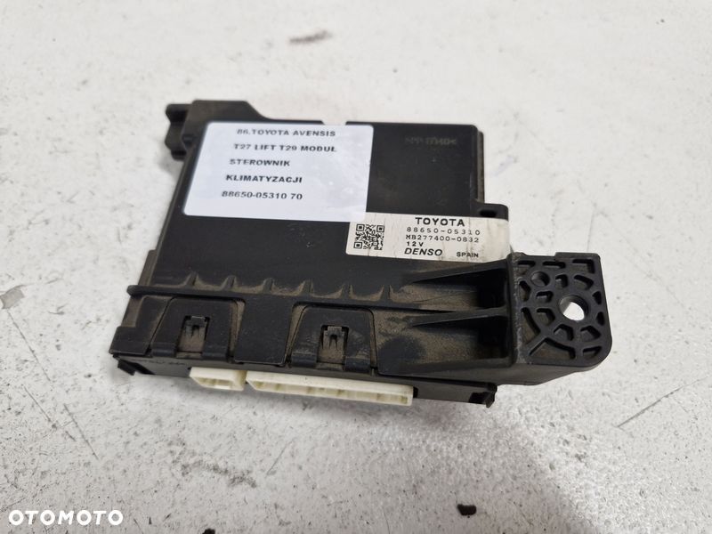 toyota avensis t27 lift t29 moduł sterownik klimatyzacji 88650-05310 - 1