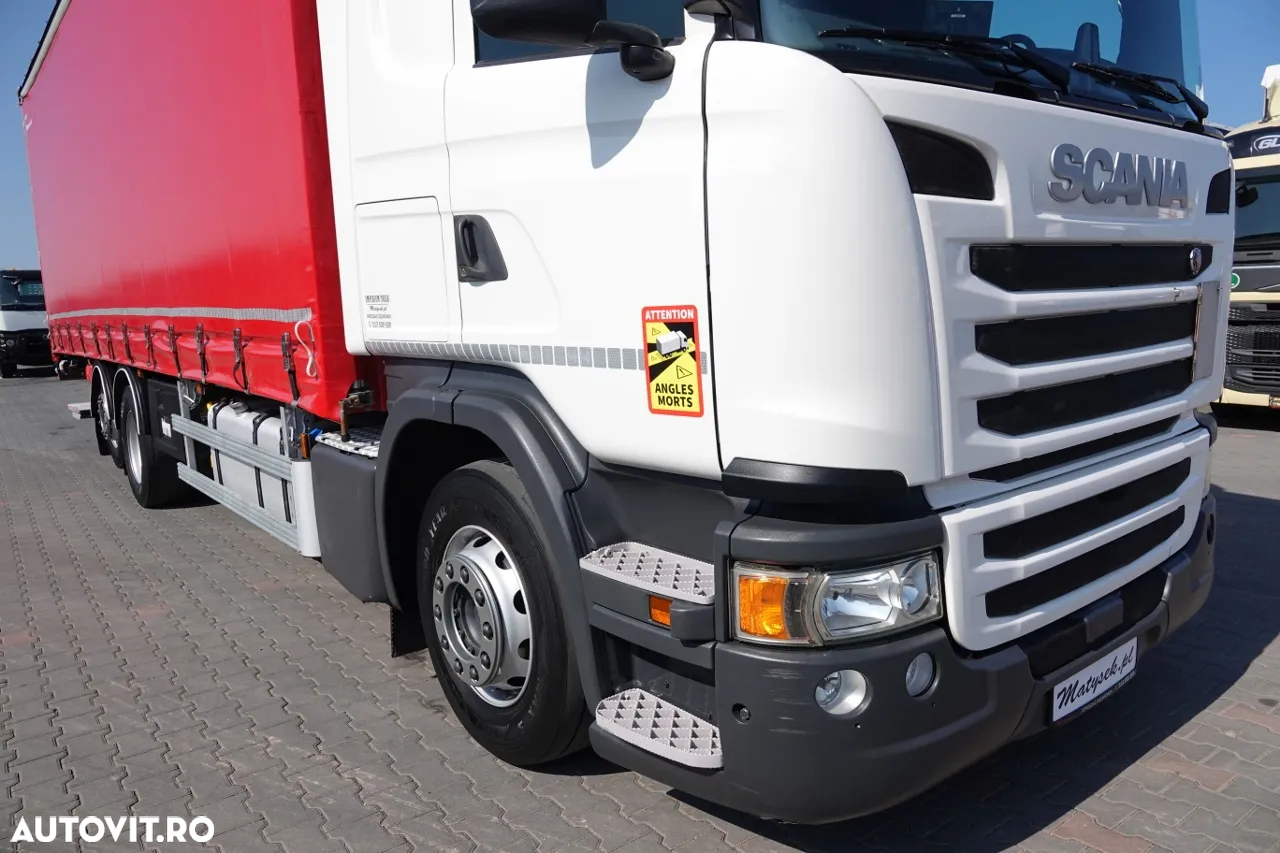 Scania G 320 / 6x2 / Curtainsider - 9 M / + LIFTARE / AXIE DE RIFATARE - 6