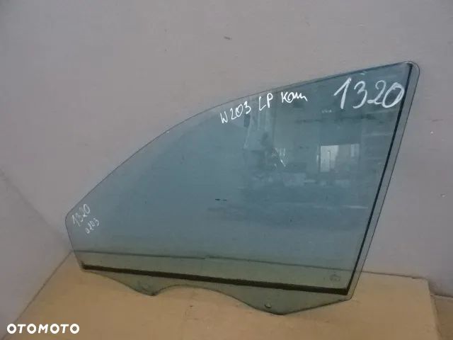 SZYBA BOCZNA DRZWI LEWY PRZÓD MERCEDES W203 KOMBI NR1320 - 1