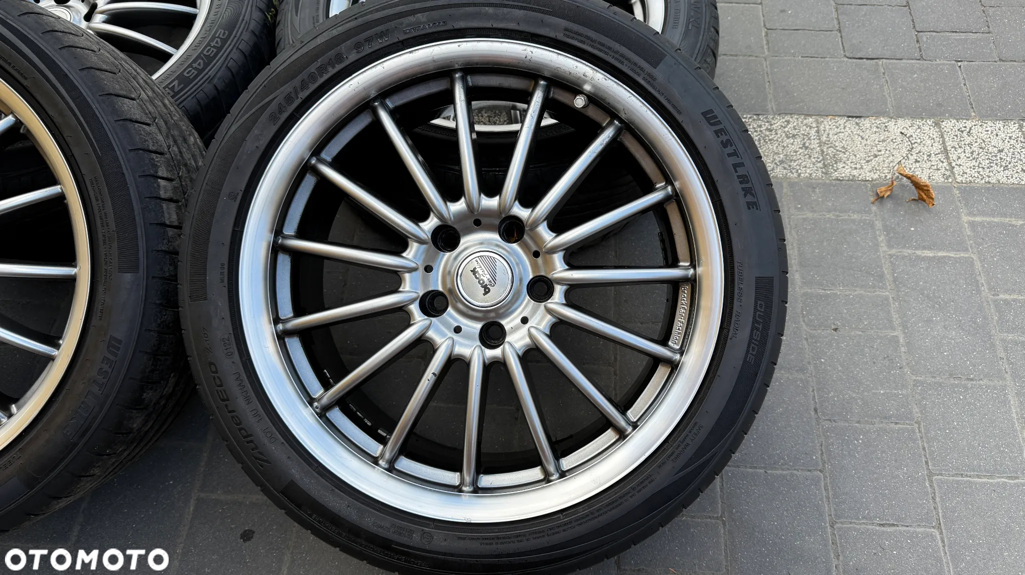 Koła aluminiowe 245/40 Brock R18 5x120 alufelgi ET37 8J Bmw 245/45 - 2