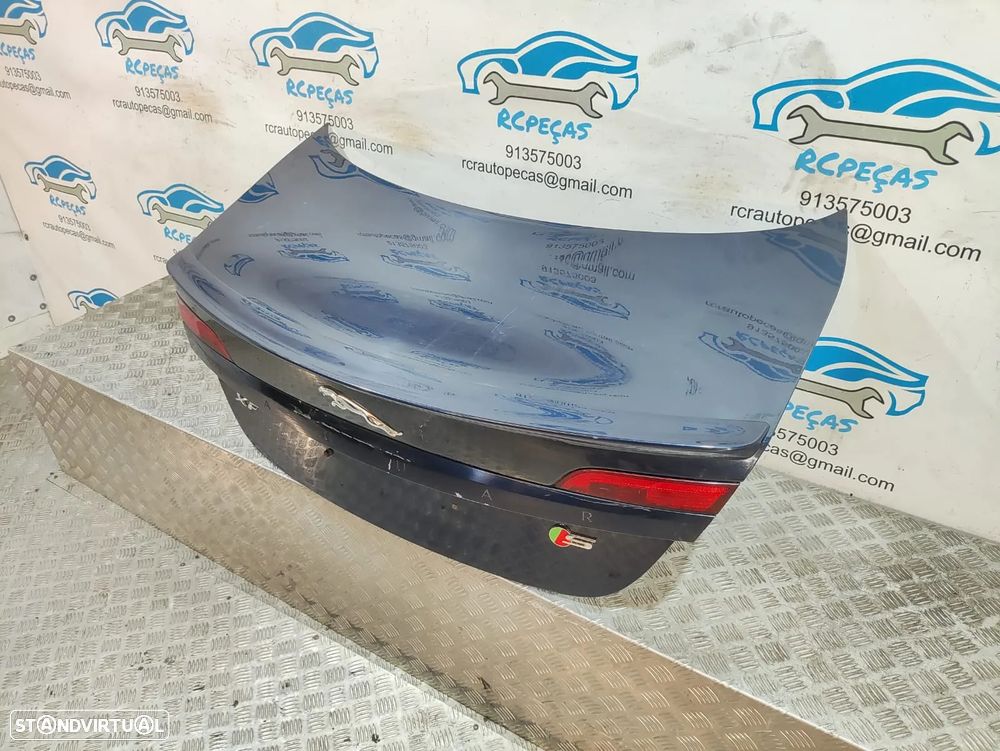 Porta Tampa Mala Jaguar XF 1 I X250 Farolins Fecho Puxador - 6