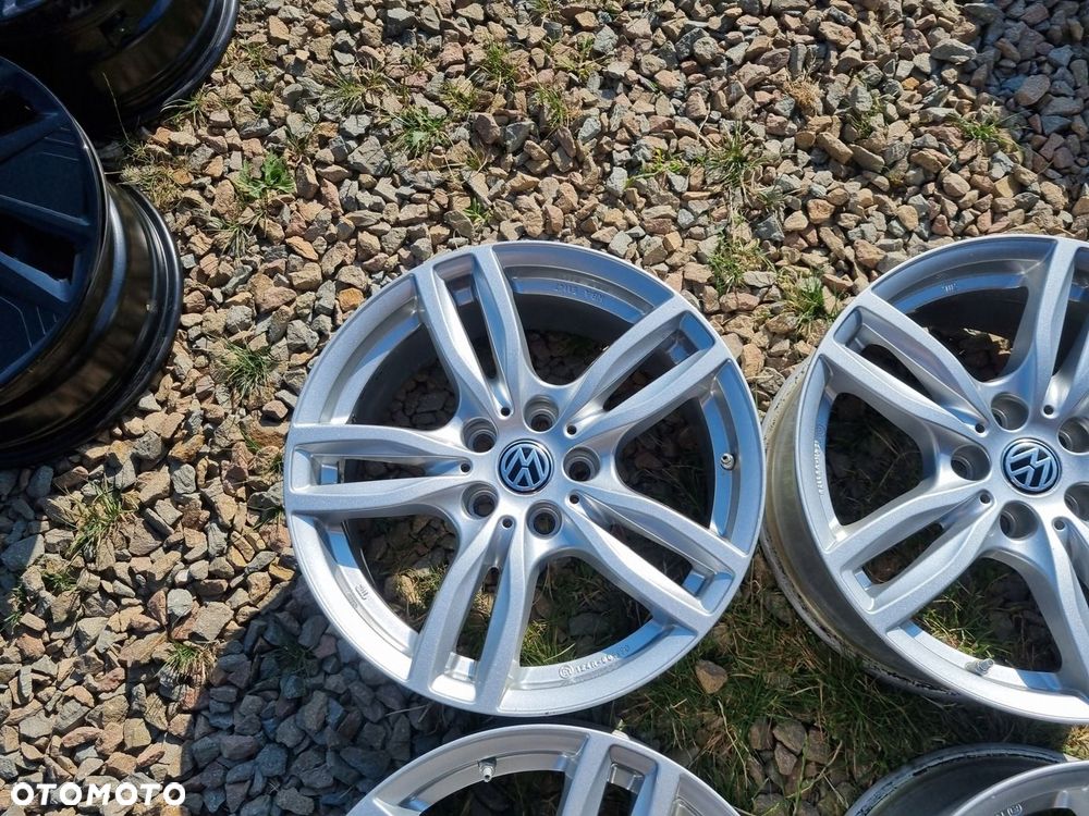 VW PASSAT,TIGUAN,SEAT LEON,AUDI A4,SKODA Octavia ALU 7,5X17 ET27 bdb stan - 4
