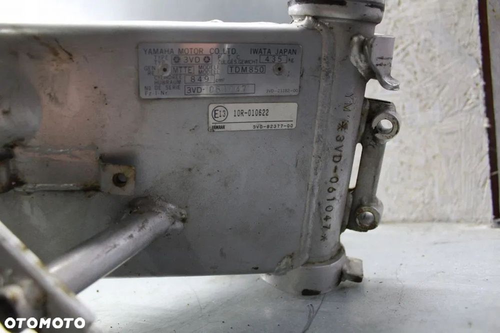Yamaha TDM 850 1994r rama + dokumentacja - 3