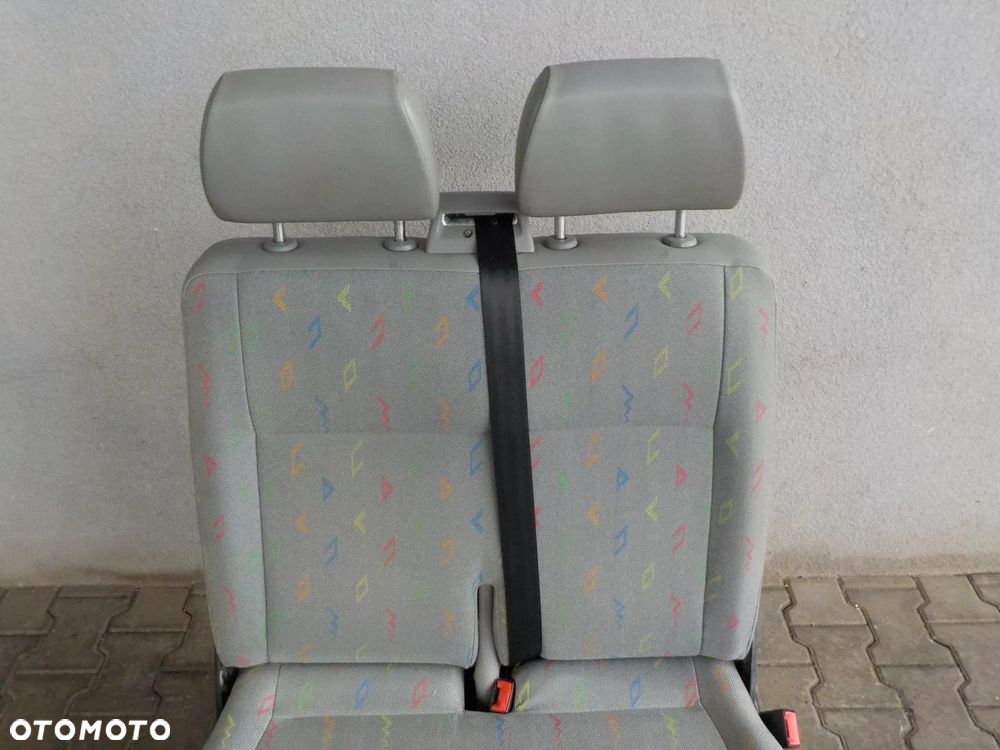 VW T5 FOTEL PODWÓJNY PASAŻERA PRZÓD DWÓJKA INKA - 2