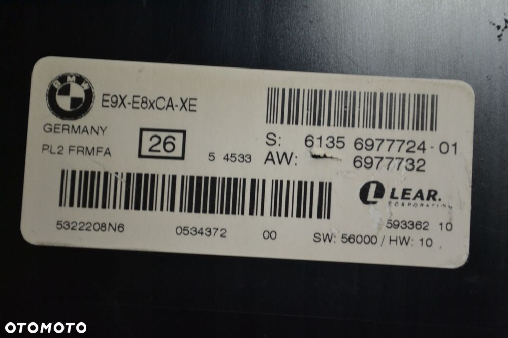 BMW E87 E90 E91 MODUŁ STEROWNIK KOMPUTER ŚWIATEŁ 6977724 - 5