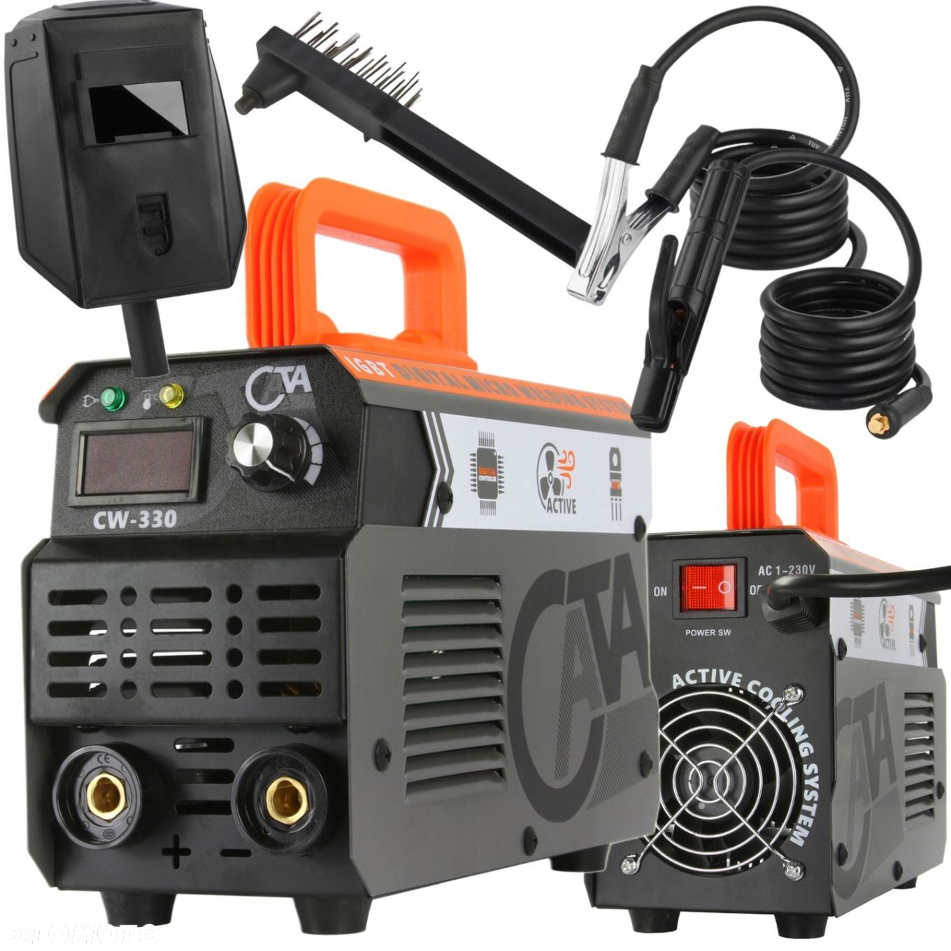 SPAWARKA INWERTOROWA INWERTEROWA 330A LCD MMA TIG WYŚWIETLACZ INWERTER IGBT - 13