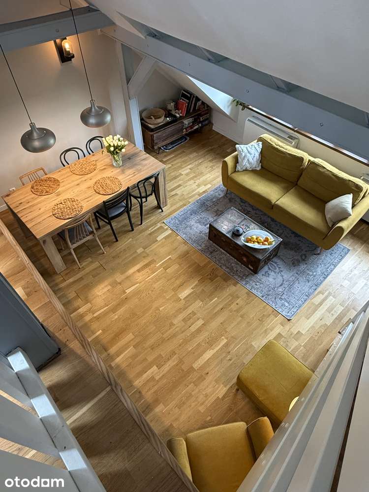 Mieszkanie z antresolą na Sępolnie ok. 100 m² realnej przestrzeni