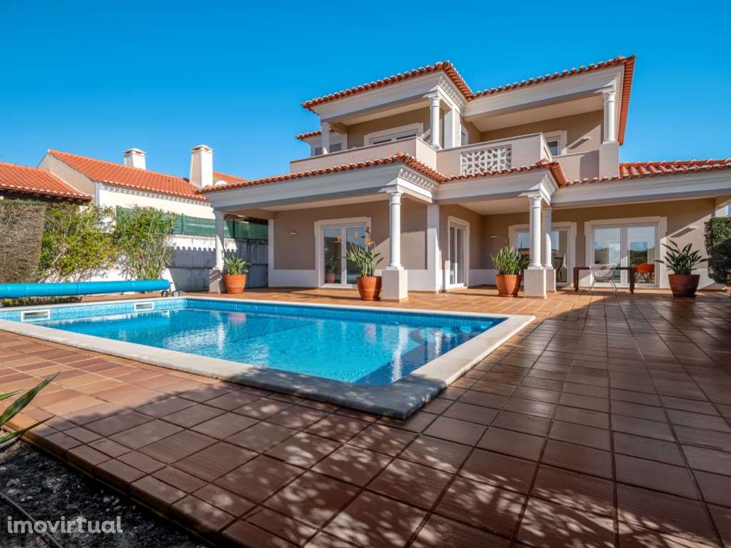 Moradia T3 com piscina, jardim, garagem e vista no Praia d'el Rey B... - Grande imagem: 2/59