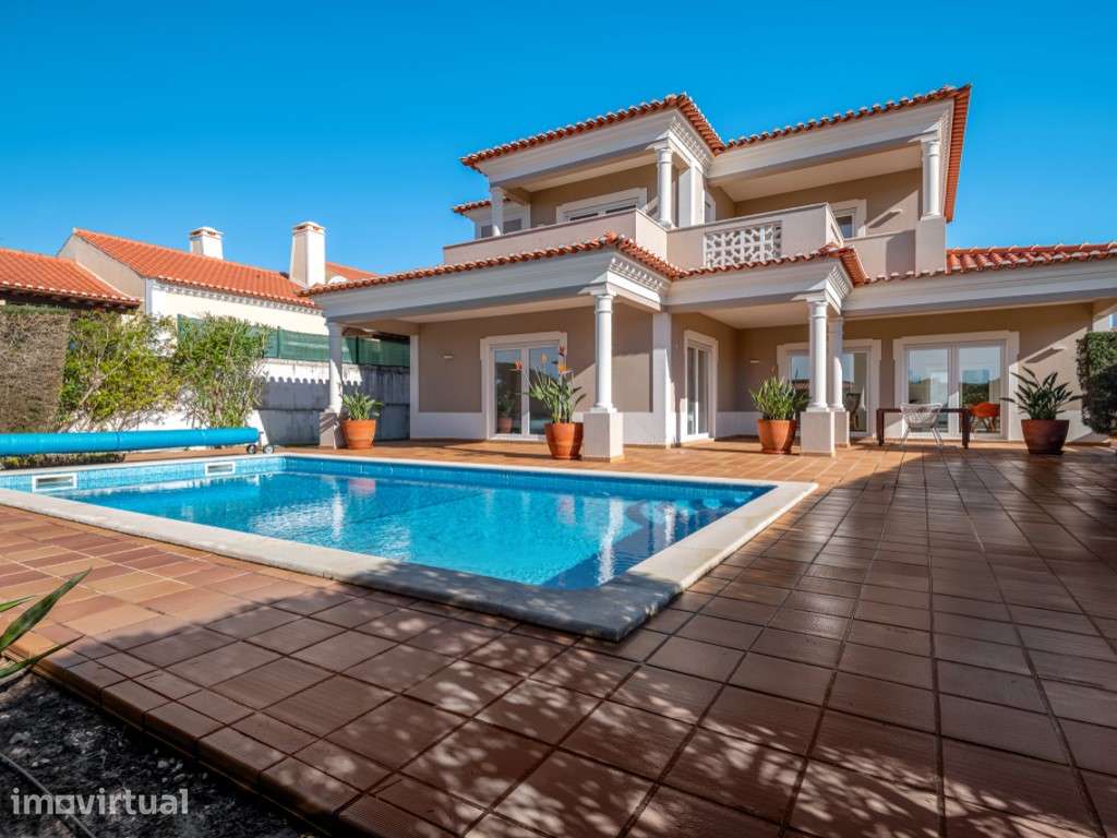 Moradia T3 com piscina, jardim, garagem e vista no Praia d'el Rey B... - Grande imagem: 2/59