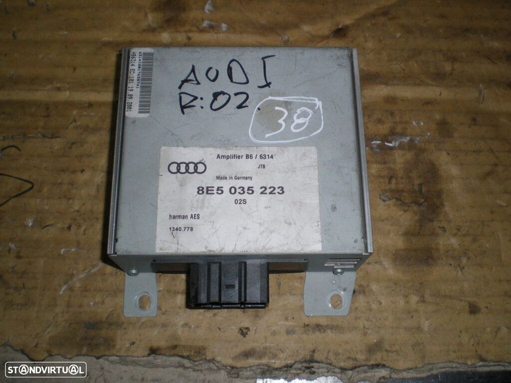 Amplificador 8E5035223 AUDI A4 2003 AUDI A4 B6 2003 1.9TDI 130CV 4P AZUL AUDI A4  8E FASE 1 2005 1.9TDI 130CV 4P PRETO - 1