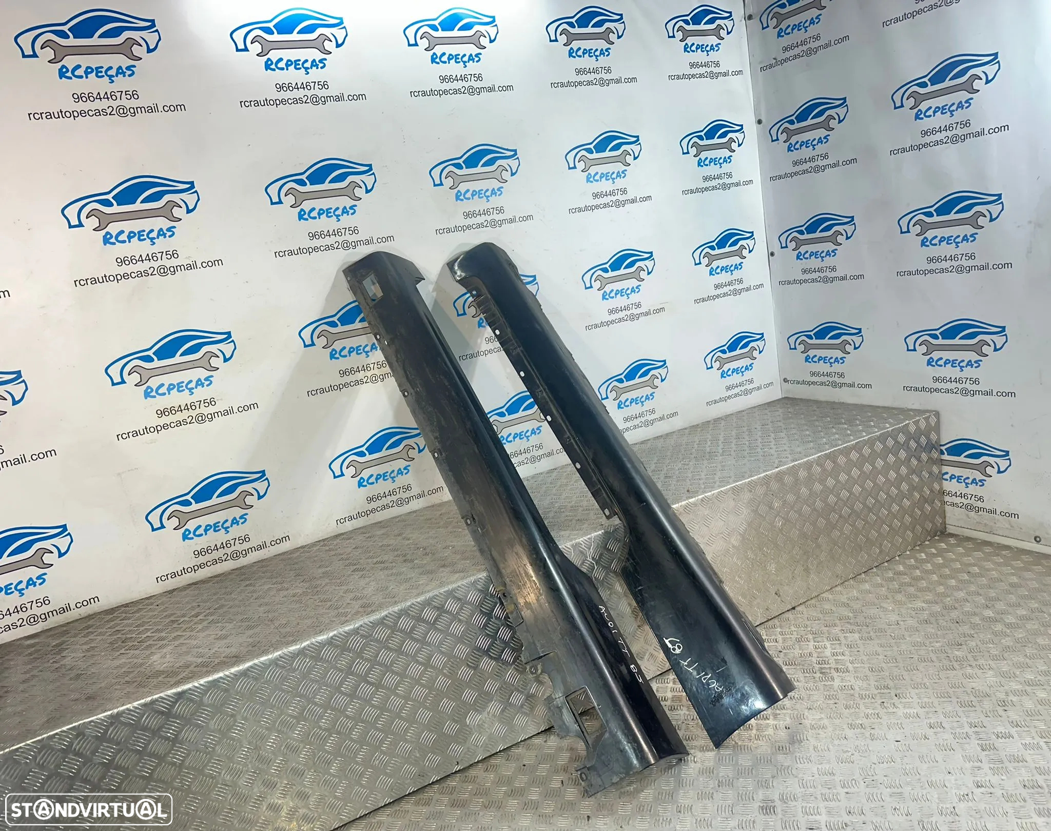 .Embaladeira Saia Esquerda Direita Original Audi TT 8J MK2 8J3 Coupe 8J9 Cabrio 2006 - 2014 - 3