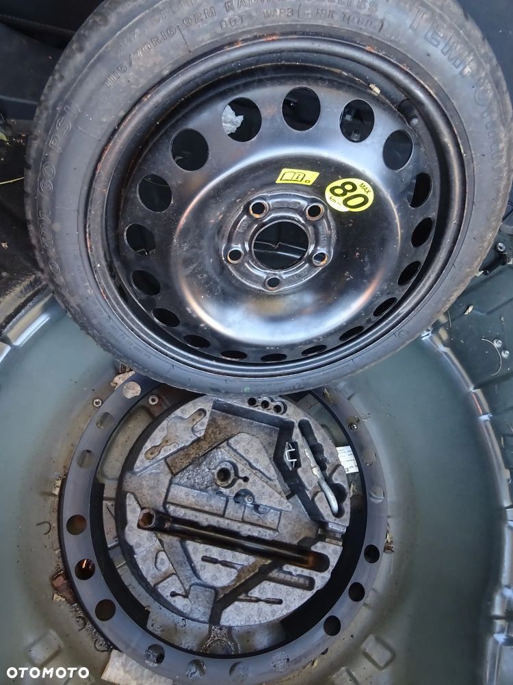 KOŁO 16 CALI ZAPAS DOJAZDOWE ZAPASOWE NARZĘDZIA VECTRA C SIGNUM ASTRA ZAFIRA OMEGA 5X110 - 1
