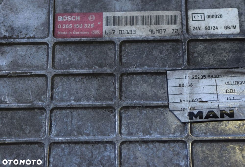 STEROWNIK SILNIKA MAN BOSCH 24V 0265 150 329 - 2