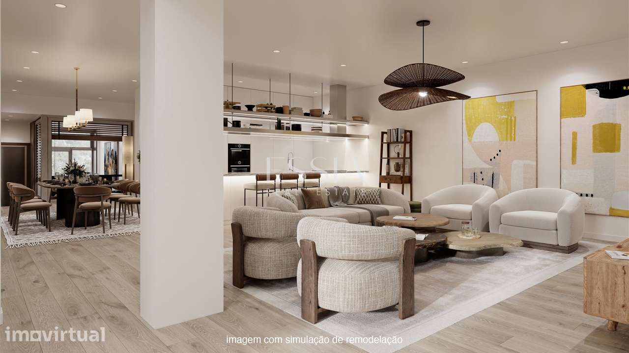 Apartamento T3 Mobilado com Terraço em Serralves, Porto - Grande imagem: 2/18