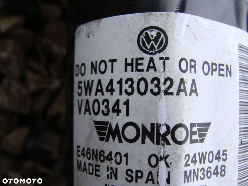 amortyzator zwrotnica prawa vw golf 8 viii gti 2.0 tfsi 2024r - 4