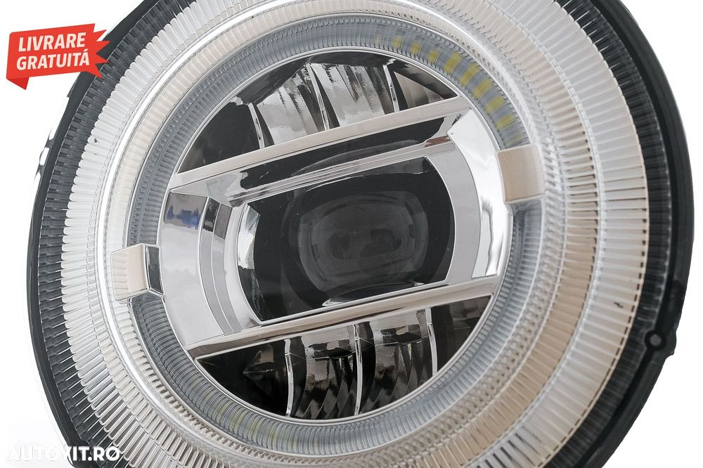 Faruri Full LED Mercedes G-Class W463 (2005-2017) Crom Facelift 2018 Design- livrare gratuita - 6