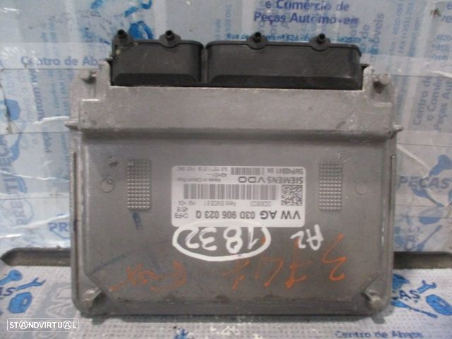 Centralina 03D906023Q 5WP4084104 VW FOX 5Z 2009 1.2I 55CV 3P CINZA ESCURO SIEMENS - 1